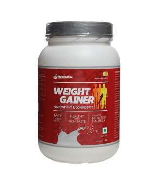 MUSCLEBLAZE WEIGHT GAINER POWDER KESAR PISTA BADAM