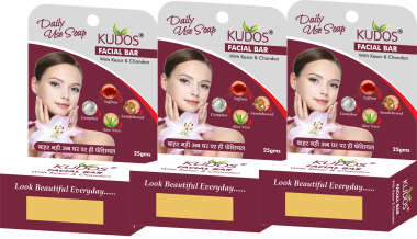 KUDOS FACIAL BAR WITH KESHAR & CHANDAN