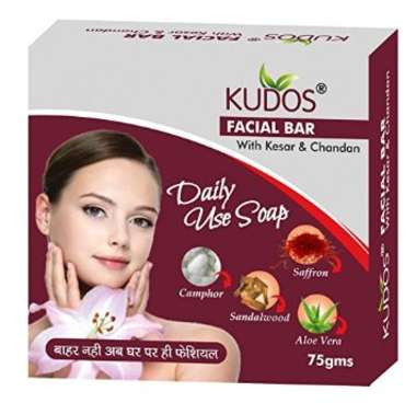 KUDOS FACIAL BAR WITH KESHAR & CHANDAN