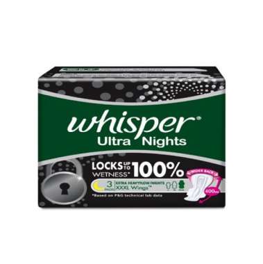 WHISPER ULTRA NIGHTS XXXL WINGS PADS