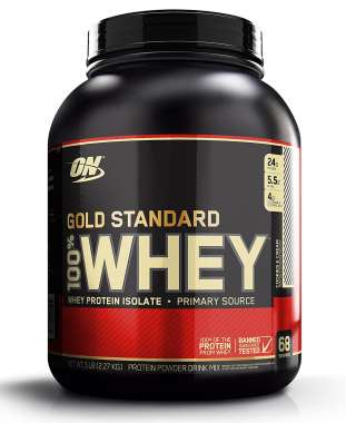 OPTIMUM NUTRITION GOLD STANDARD 100% WHEY COOKIES & CREAM