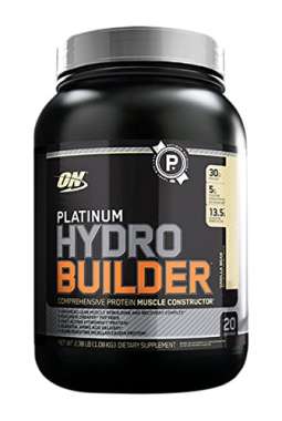 OPTIMUM NUTRITION PLATINUM HYDROBUILDER POWDER VANILLA BEAN