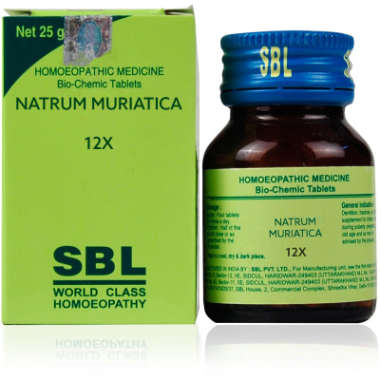 NATRUM MURIATICUM BIOCHEMIC TABLET 12X