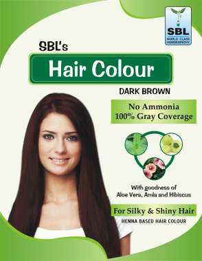 SBL HERBAL HAIR COLOUR DARK BROWN