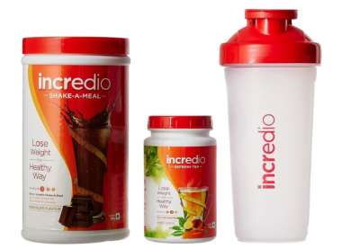 INCREDIO COMBO WEIGHT LOSS PACK (MEAL REPLACEMENT SHAKE, CHOCOLATE-500GM & REFRESH TEA, HONEY LEMON-150GM) KIT