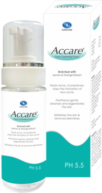 ACCARE FACE CLEANSING FOAM