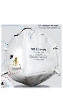 3M 9004V PARTICULATE RESPIRATOR MASK