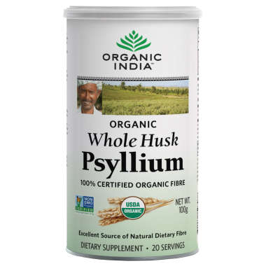 ORGANIC INDIA WHOLE HUSK PSYLLIUM