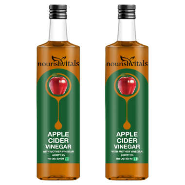 NOURISHVITALS APPLE CIDER VINEGAR (PACK OF 2)