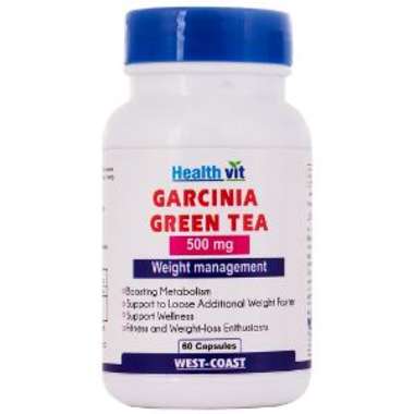 HEALTHVIT GARCINIA GREEN TEA 500MG CAPSULE