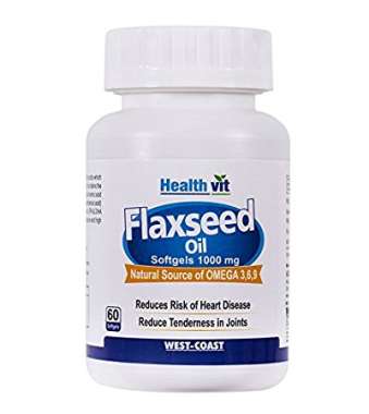 HEALTHVIT FLAXSEED OIL 1000MG CAPSULE