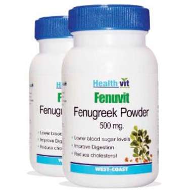 HEALTHVIT FENUVIT 500MG CAPSULES (PACK OF 2)