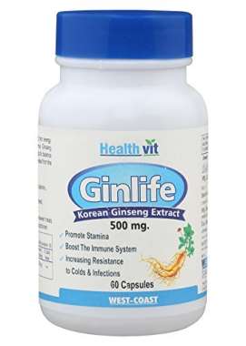 HEALTHVIT GINLIFE 500MG CAPSULE