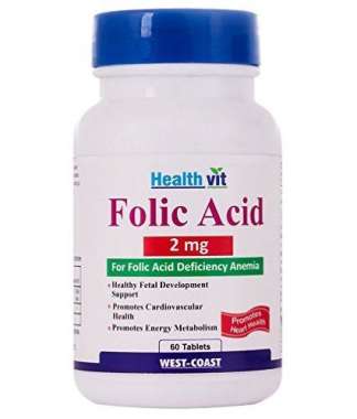 HEALTHVIT FOLIC ACID 2MG TABLET