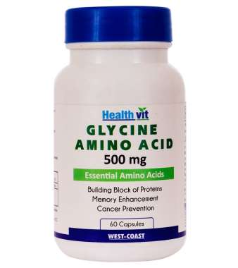 HEALTHVIT GLYCINE AMINO ACID 500MG CAPSULE