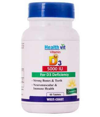 HEALTHVIT VITAMIN D3 5000IU TABLET