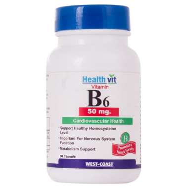 HEALTHVIT VITAMIN B6 50MG CAPSULE