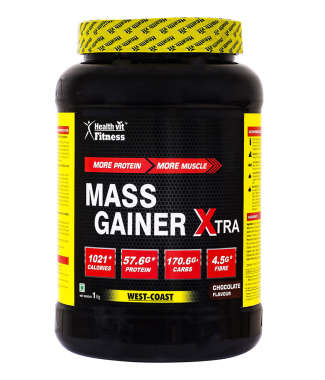 HEALTHVIT MASS GAINER XTRA POWDER CHOCOLATE