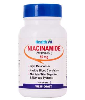 HEALTHVIT NIACINAMIDE 50MG TABLET