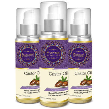 MORPHEME CASTOR PURE COLDPRESSED OIL (3 BOTTLES) OIL