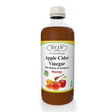 SINEW APPLE CIDER VINEGAR WITH HONEY AND MOTHER OF VINEGAR