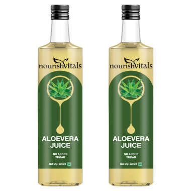 NOURISHVITALS ALOEVERA JUICE (PACK OF 2)