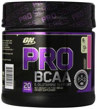 OPTIMUM NUTRITION PRO BCAA AND GLUTAMINE SUPPORT POWDER RASPBERRY LEMONADE