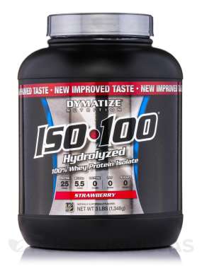 DYMATIZE ISO-100 HYDROLIZED 100% WHEY PROTEIN ISLOATE STRAWBERRY