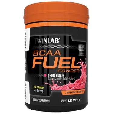 TWINLAB BCAA FUEL POWDER FRUIT PUNCH