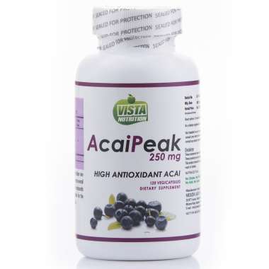 VISTA NUTRITION ACAIPEAK 250MG CAPSULE