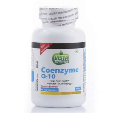 VISTA NUTRITION COENZYME Q-10 60MG CAPSULE