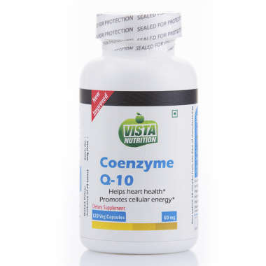 VISTA NUTRITION COENZYME Q-10 60MG CAPSULE