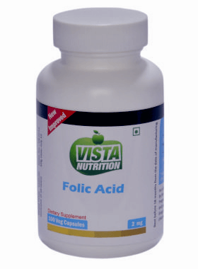 VISTA NUTRITION FOLIC ACID 2MG CAPSULE