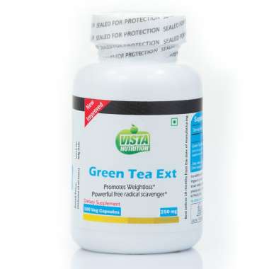 VISTA NUTRITION GREEN TEA EXTRACT 250MG CAPSULE