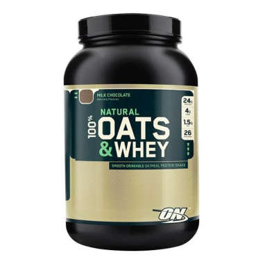 OPTIMUM NUTRITION NATURAL 100% OATS & WHEY MILK CHOCOLATE