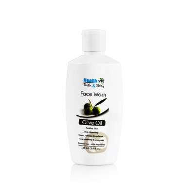 HEALTHVIT BATH & BODY OLIVE OIL FACE WASH