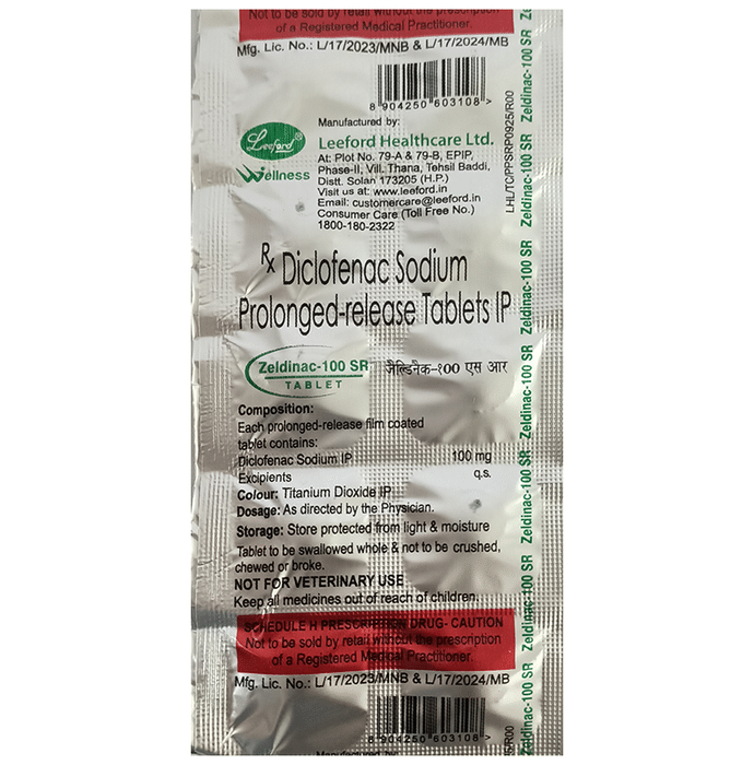 Zeldinac 100 Tablet SR