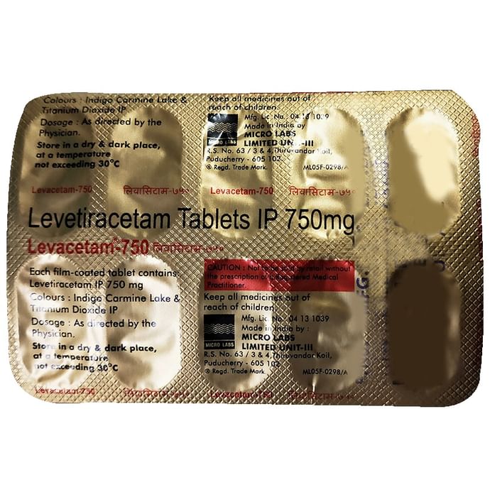 Levacetam 750mg Tablet