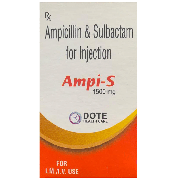 Ampi-S 1500mg Injection