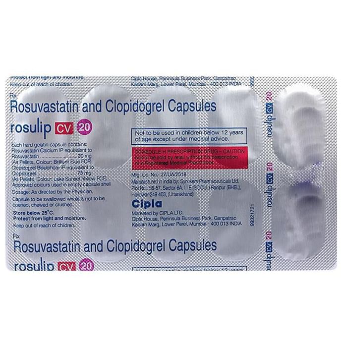 Rosulip CV 20 Capsule