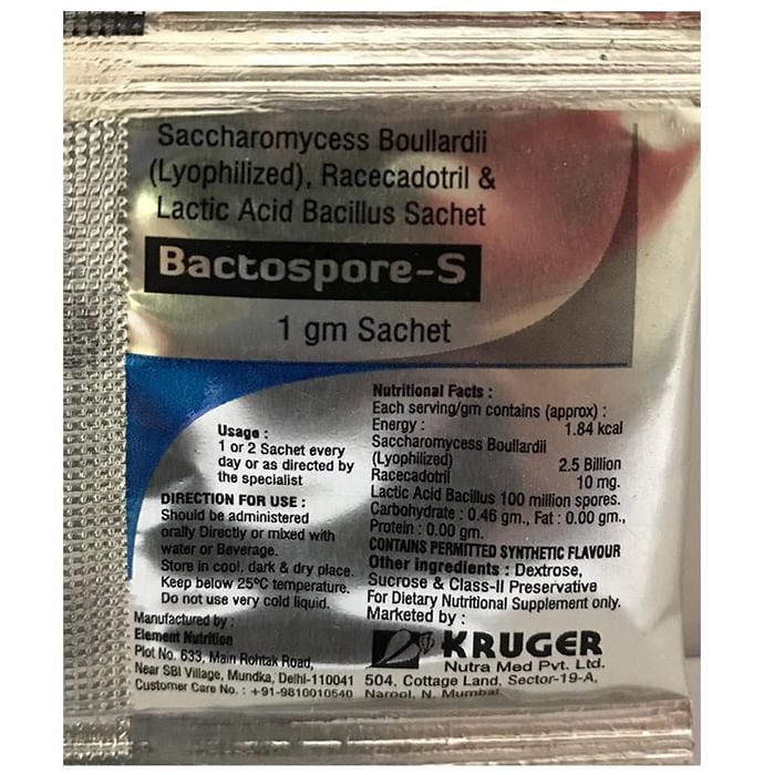Bactospore-S Sachet