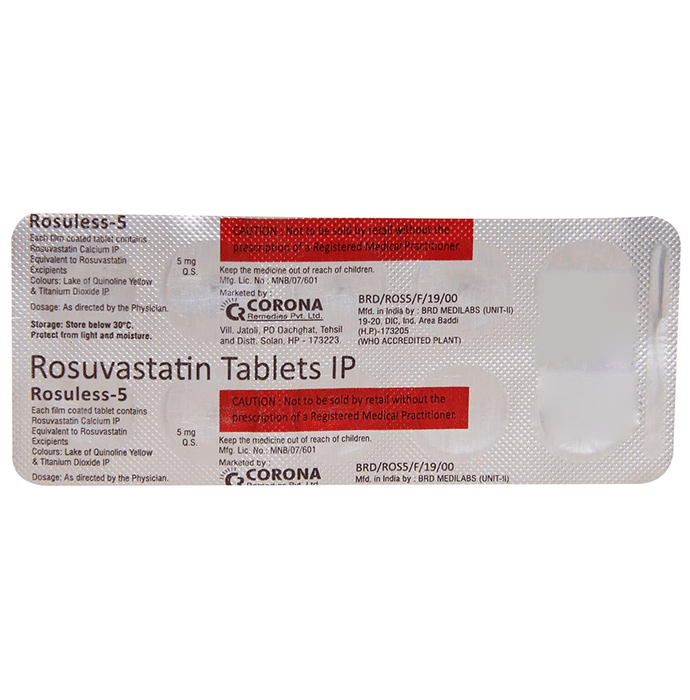 Rosuless 5 Tablet