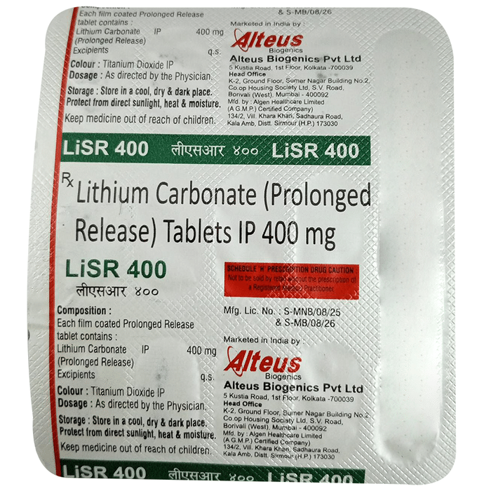 Lisr 400 Tablet