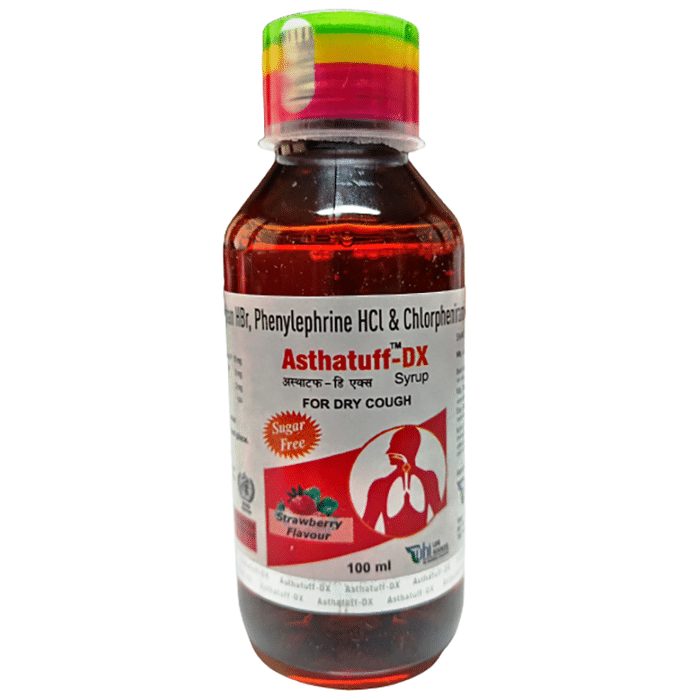 Asthatuff-DX Syrup Strawberry Sugar Free