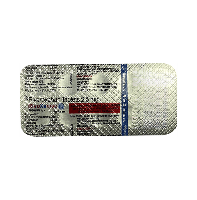 Rivoxamac 2.5mg Tablet