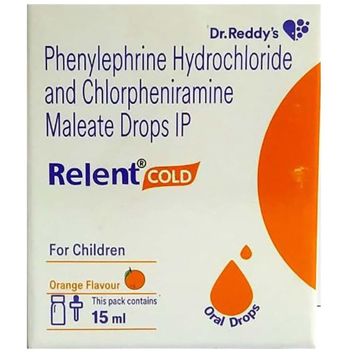 Relent Cold Oral Drops Orange
