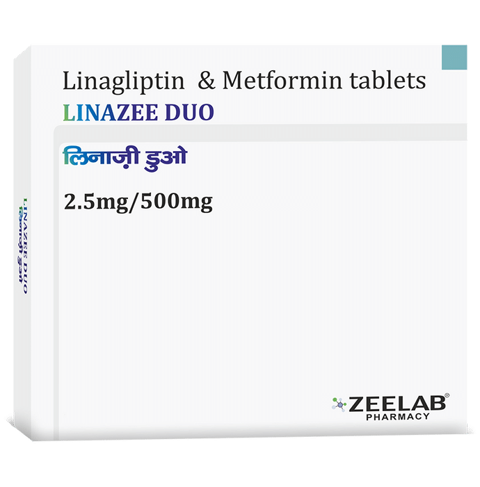 Linazee Duo 500mg/2.5mg Tablet