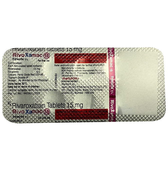 Rivoxamac 15mg Tablet
