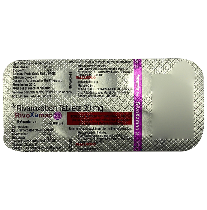 Rivoxamac 20mg Tablet