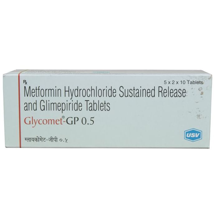 Glycomet-GP 0.5 Tablet SR